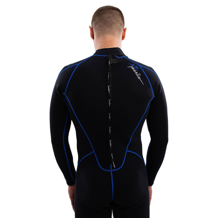 Snorkeling Wetsuit Malibu Man 2.5mm Black-Blue Size XXL Marlin 118317