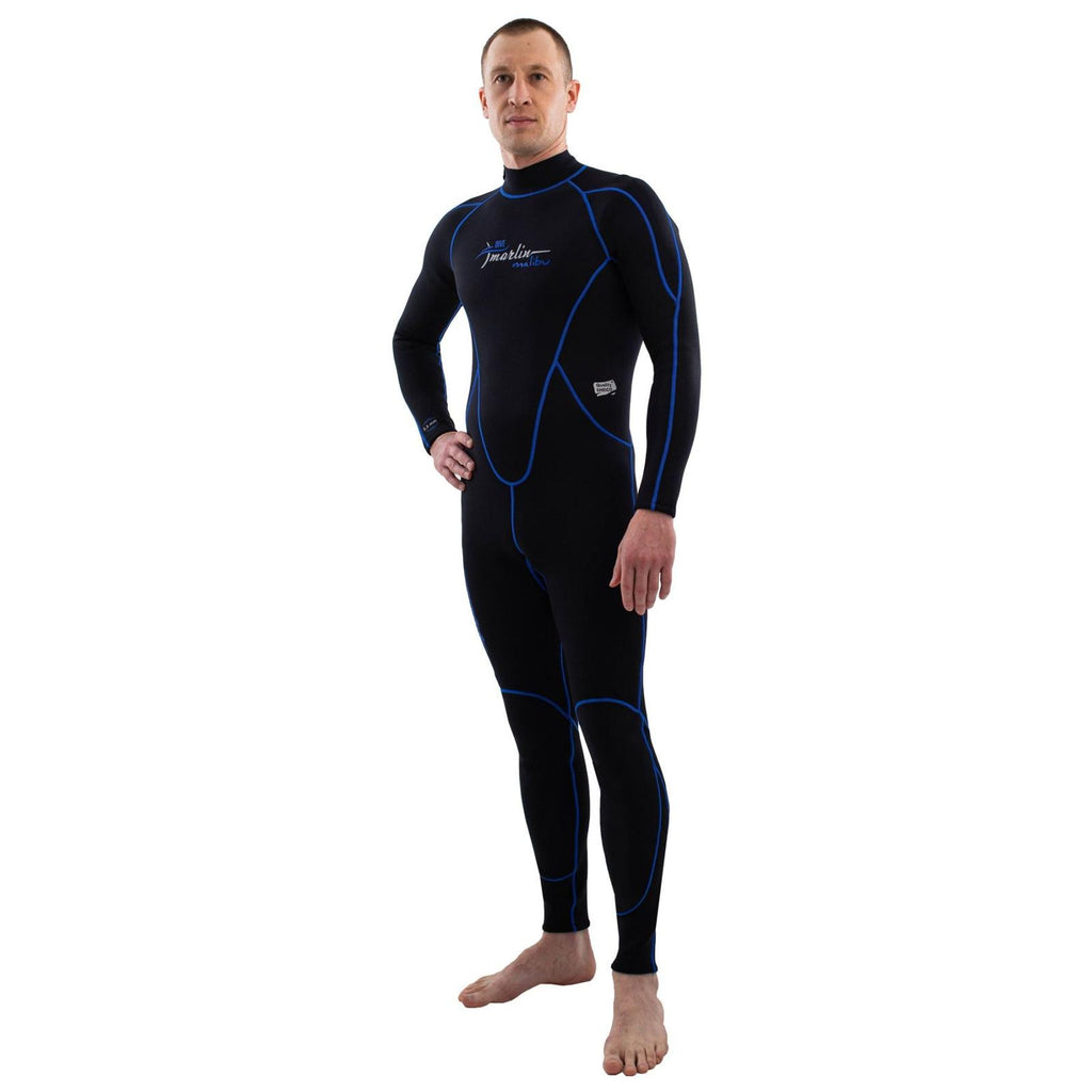 Snorkel wetsuit Malibu Man 2.5mm Zwart-Blauw Maat XXXL Marlin 118318