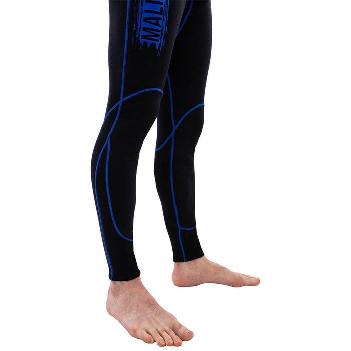 Snorkel wetsuit Malibu Man 2.5mm Zwart-Blauw Maat XXXL Marlin 118318