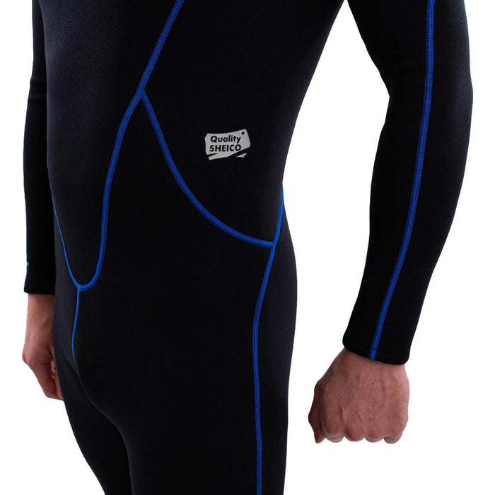 Snorkel wetsuit Malibu Man 2.5mm Zwart-Blauw Maat XXXL Marlin 118318