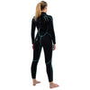 Snorkeling Wetsuit Malibu Woman 2.5mm Black-Aqua Blue Size L Marlin 118323