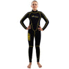 Snorkeling Wetsuit Malibu Kids 2.5mm Black-Yellow Size M Marlin 118328