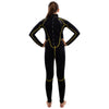 Snorkeling Wetsuit Malibu Kids 2.5mm Black-Yellow Size M Marlin 118328