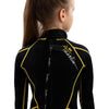 Snorkeling Wetsuit Malibu Kids 2.5mm Black-Yellow Size M Marlin 118328