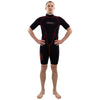 Shorty Wetsuit Malibu Man 2.5mm Black-Red Size L Marlin 118336