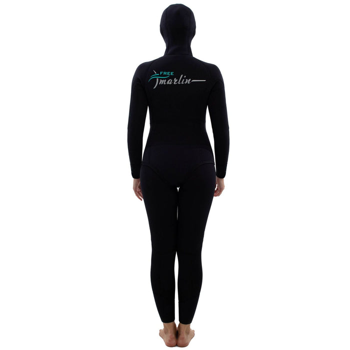 Freediving Full Wetsuit Free Woman 5mm Black Size XS Marlin 118348