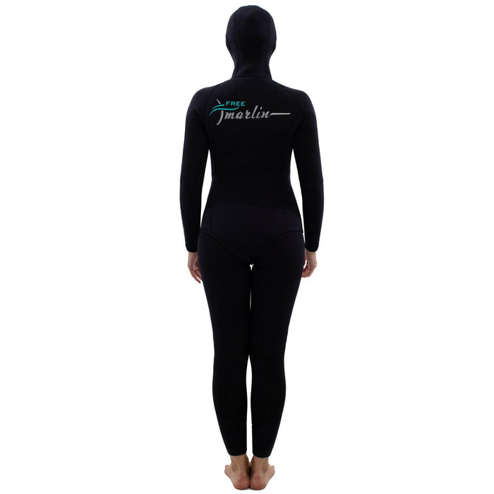 Freediving Full Wetsuit Free Woman 5mm Black Size M Marlin 118350