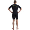 Shorty Wetsuit Costa Man 2mm Black Size XL Marlin 118455