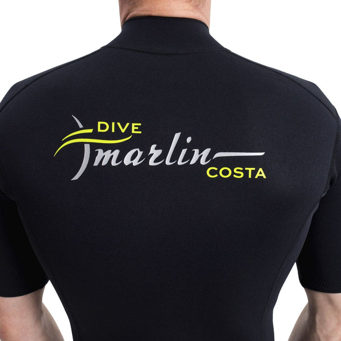 Shorty Wetsuit Costa Man 2mm Black Size XL Marlin 118455