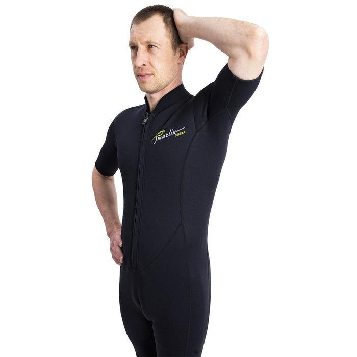 Shorty Wetsuit Costa Man 2mm Black Size XXXL Marlin 118457