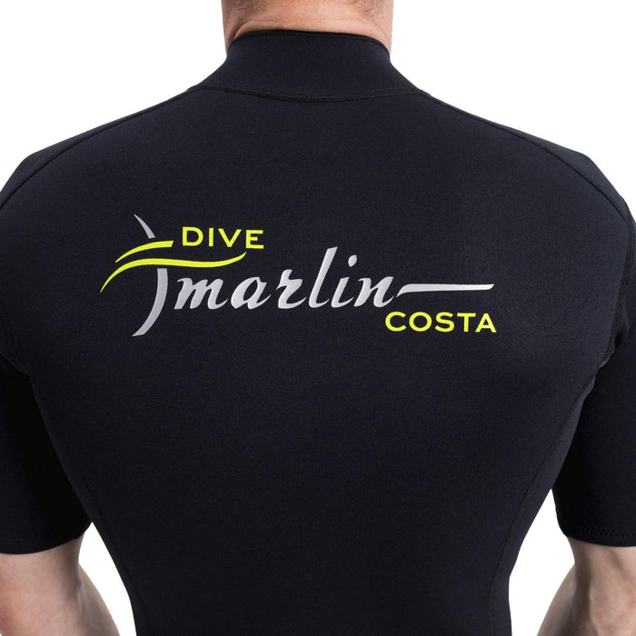 Shorty Wetsuit Costa Man 2mm Black Size XXXL Marlin 118457