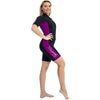Shorty Wetsuit Costa Woman 2mm Black-Violet Size S Marlin 118459