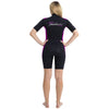 Shorty Wetsuit Costa Woman 2mm Black-Violet Size L Marlin 118461