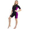 Shorty Wetsuit Costa Woman 2mm Black-Violet Size XL Marlin 118462