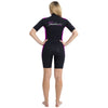 Shorty Wetsuit Costa Woman 2mm Black-Violet Size XL Marlin 118462