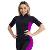 Shorty Wetsuit Costa Woman 2mm Black-Violet Size XL Marlin 118462