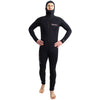 Diving Hooded Full Wetsuit Safari Man 5mm Black Size M Marlin 118464