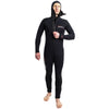 Diving Hooded Full Wetsuit Safari Man 5mm Black Size M Marlin 118464