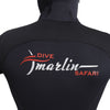 Diving Hooded Full Wetsuit Safari Man 5mm Black Size L Marlin 118465