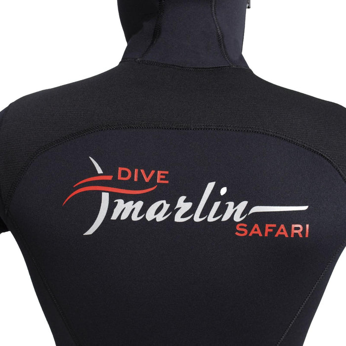 Diving Hooded Full Wetsuit Safari Man 5mm Black Size XXL Marlin 118467