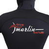 Diving Hooded Full Wetsuit Safari Man 5mm Black Size XXL Marlin 118467