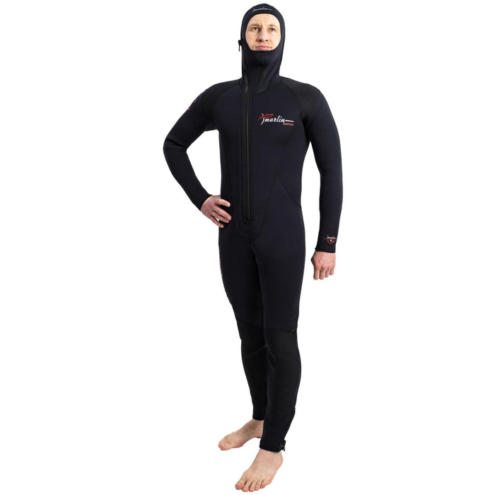 Diving Hooded Full Wetsuit Safari Man 7mm Black Size XL Marlin 118472