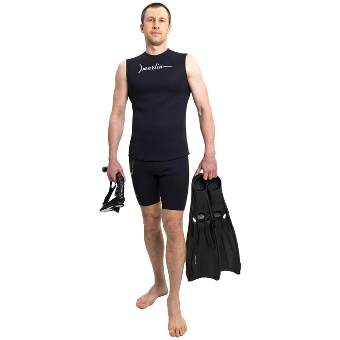 Neoprene Vest Nylon 2mm Black Size XS Marlin 118475