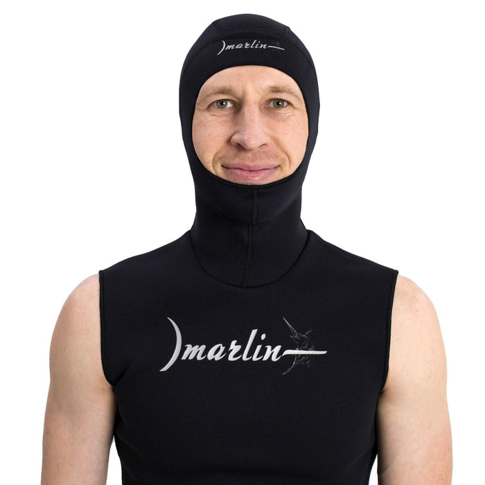 Neoprene Hooded Vest Nylon 2mm Black Size L Marlin 118492