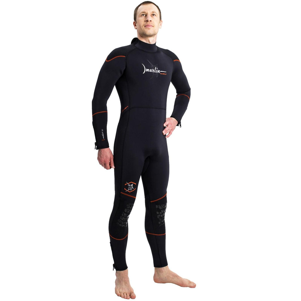 Diving Full Wetsuit Revolut Man 5mm Black Size L Marlin 118506