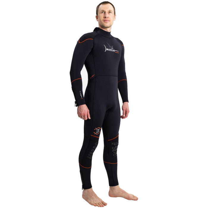 Diving Full Wetsuit Revolut Man 5mm Black Size L Marlin 118506