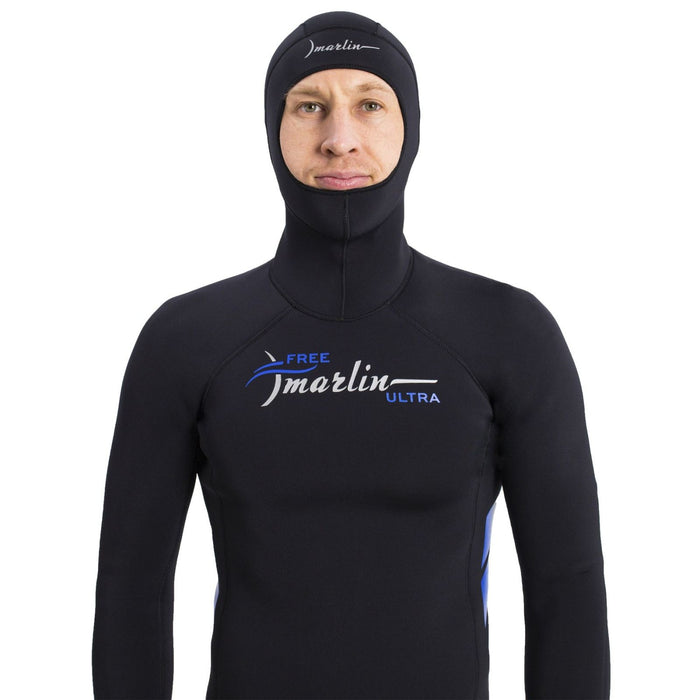 Freediving Full Hooded Wetsuit Ultra Man 3mm Black Size M Marlin 118527