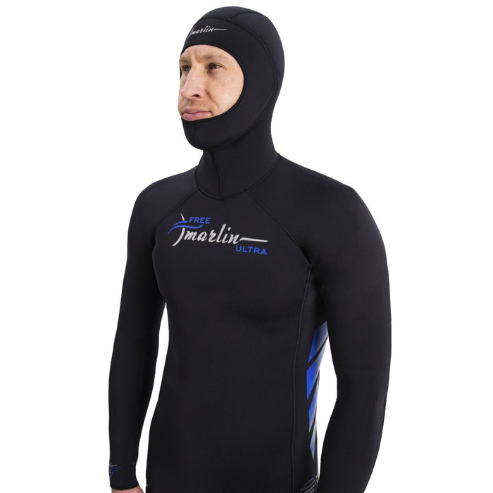 Freediving Full Hooded Wetsuit Ultra Man 3mm Black Size M Marlin 118527