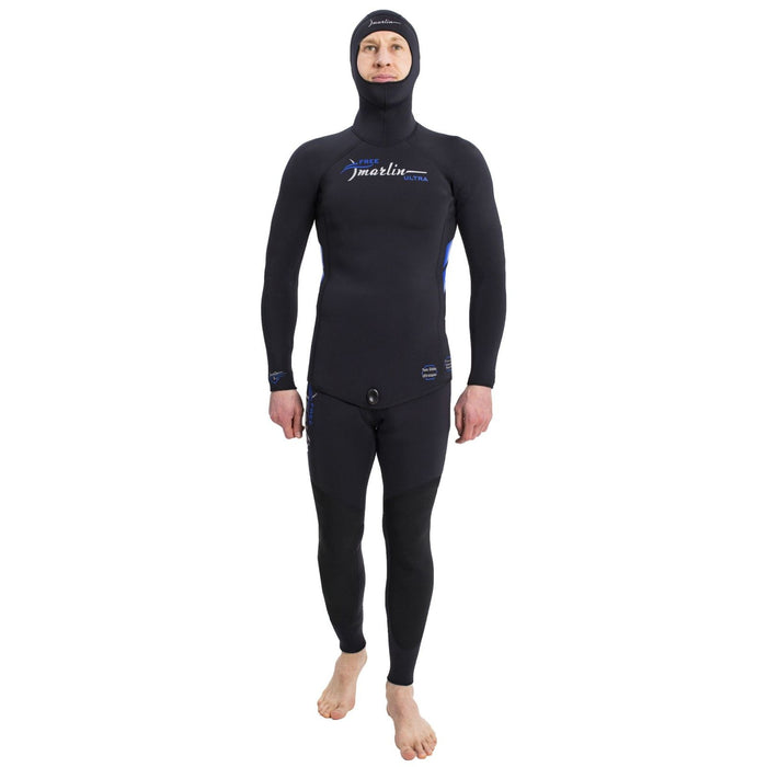 Freediving Full Hooded Wetsuit Ultra Man 3mm Black Size XL Marlin 118529