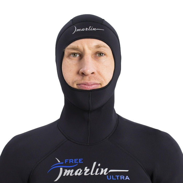 Freediving Full Hooded Wetsuit Ultra Man 5mm Black Size XXXL Marlin 118537