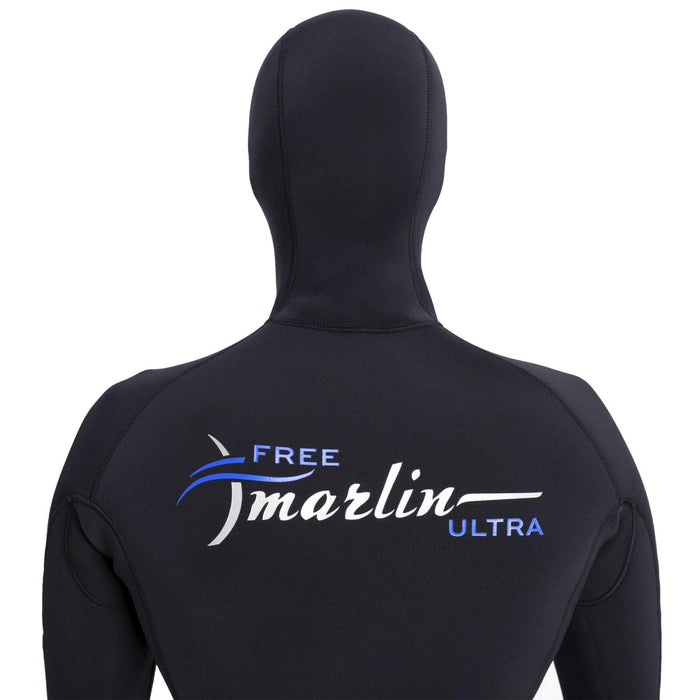 Freediving Full Hooded Wetsuit Ultra Man 5mm Black Size XXXL Marlin 118537