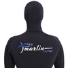 Freediving Full Hooded Wetsuit Ultra Man 5mm Black Size XXXL Marlin 118537