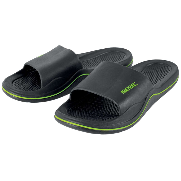 Slippers Caya Black-Lime Size 37 Seac 150-16NL-37