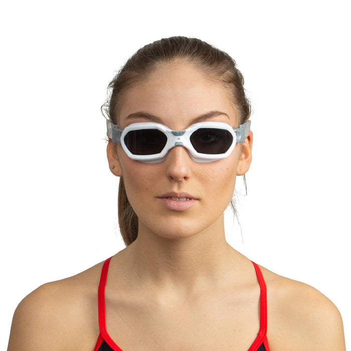 Occhialini da nuoto Aquatech Bianco-Argento Seac 152-32WAG