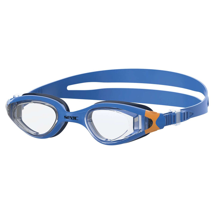 Swiming Goggles Ritmo Blue-Orange Clear Lenses Seac 152-37BO