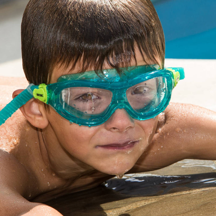 Swimming Mask Matt Kids Turquoise-Clear Lenses Seac 152-40AT