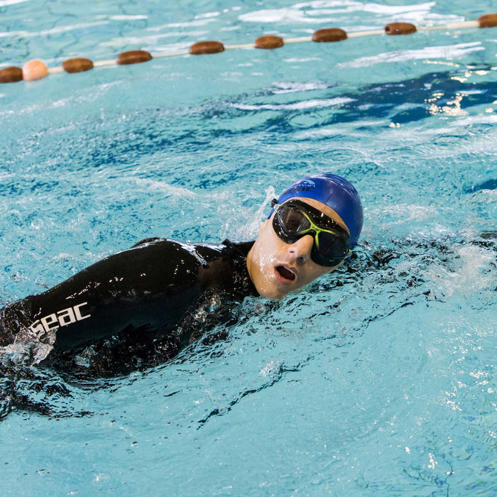 Schwimmmaske Diablo Schwarz-Limette Raucher Linsen Seac 152-50NL-LF