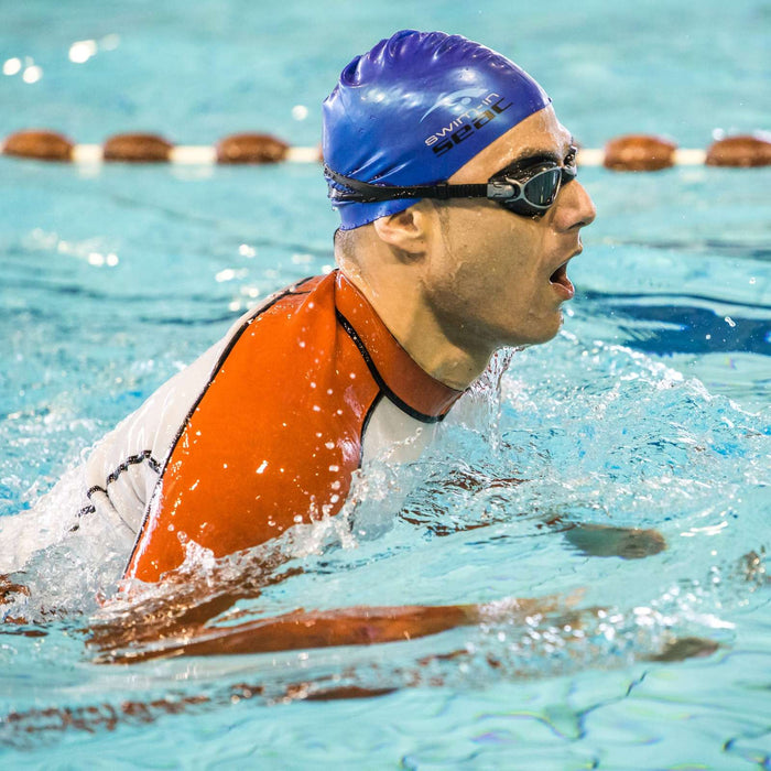 Schwimmbrille Axis Schwarz-Silber Raucher Linsen Seac 152-56NAG-LF