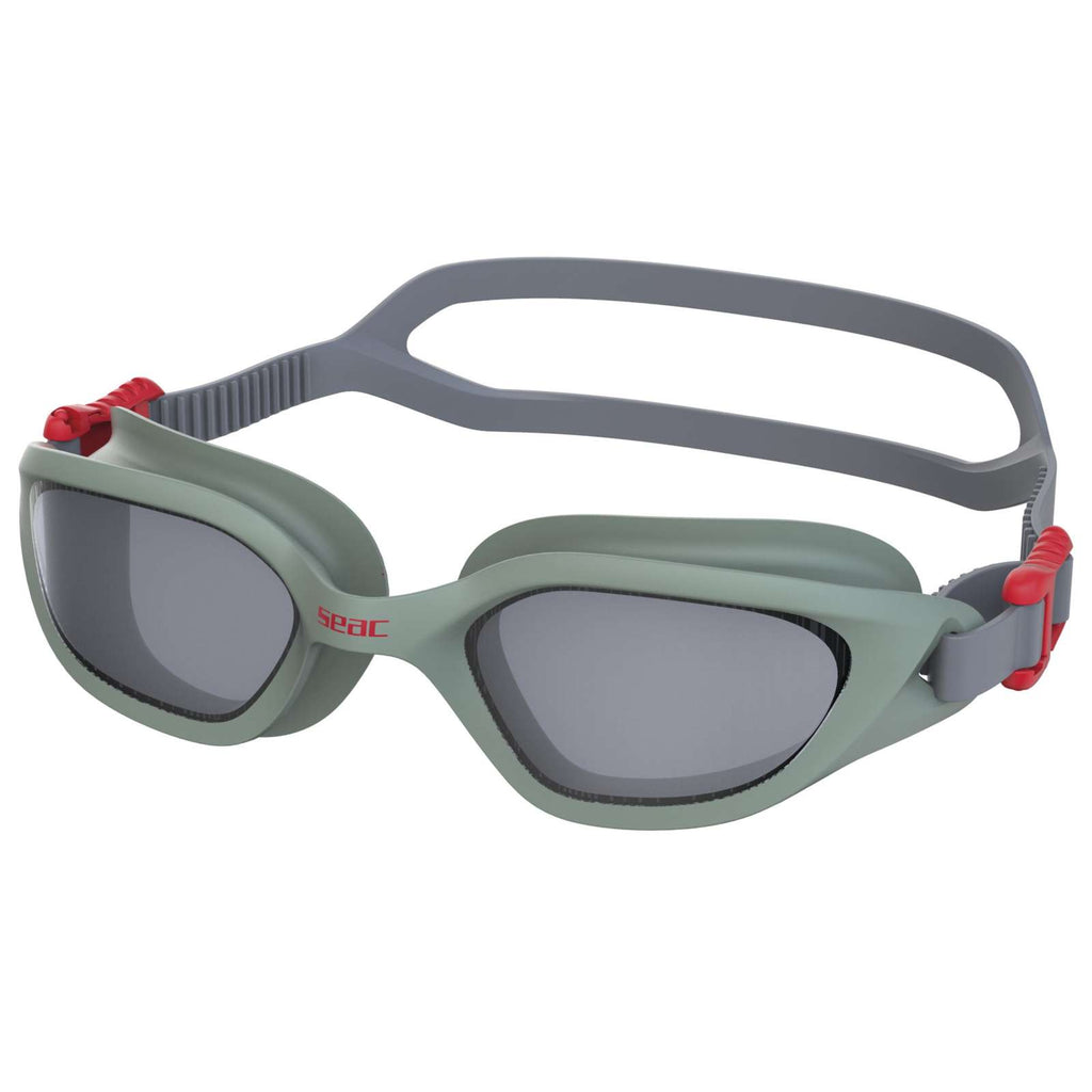 Swimming Goggles Mood Green-Grey Smoked Lenses Seac 152-71VMG