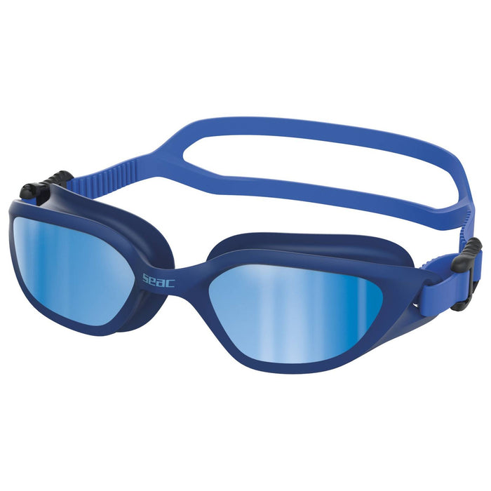 Swimming Goggles Mood Blue-Aquamarine Mirrored Lenses Seac 152-73BAZ