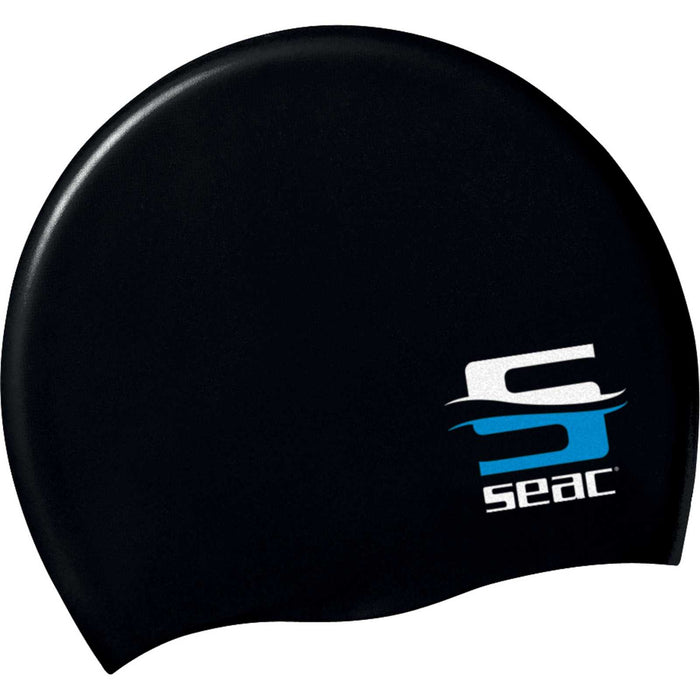 Swimming Cap Silicone Black Seac 152-7N