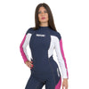 Rash Guard Raa Lang Evo Vrouw Donker-Blauw XS Seac 155-1-XS