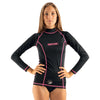 Rash Guard T-Sun Long Femme Noir L Seac 155-11-L