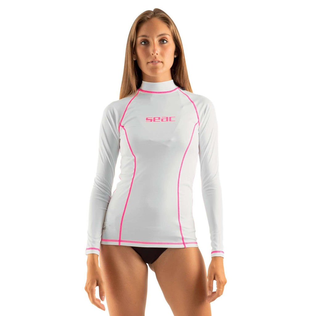 Rash Guard T-Sun Long Femme Blanc L Seac 155-15-L