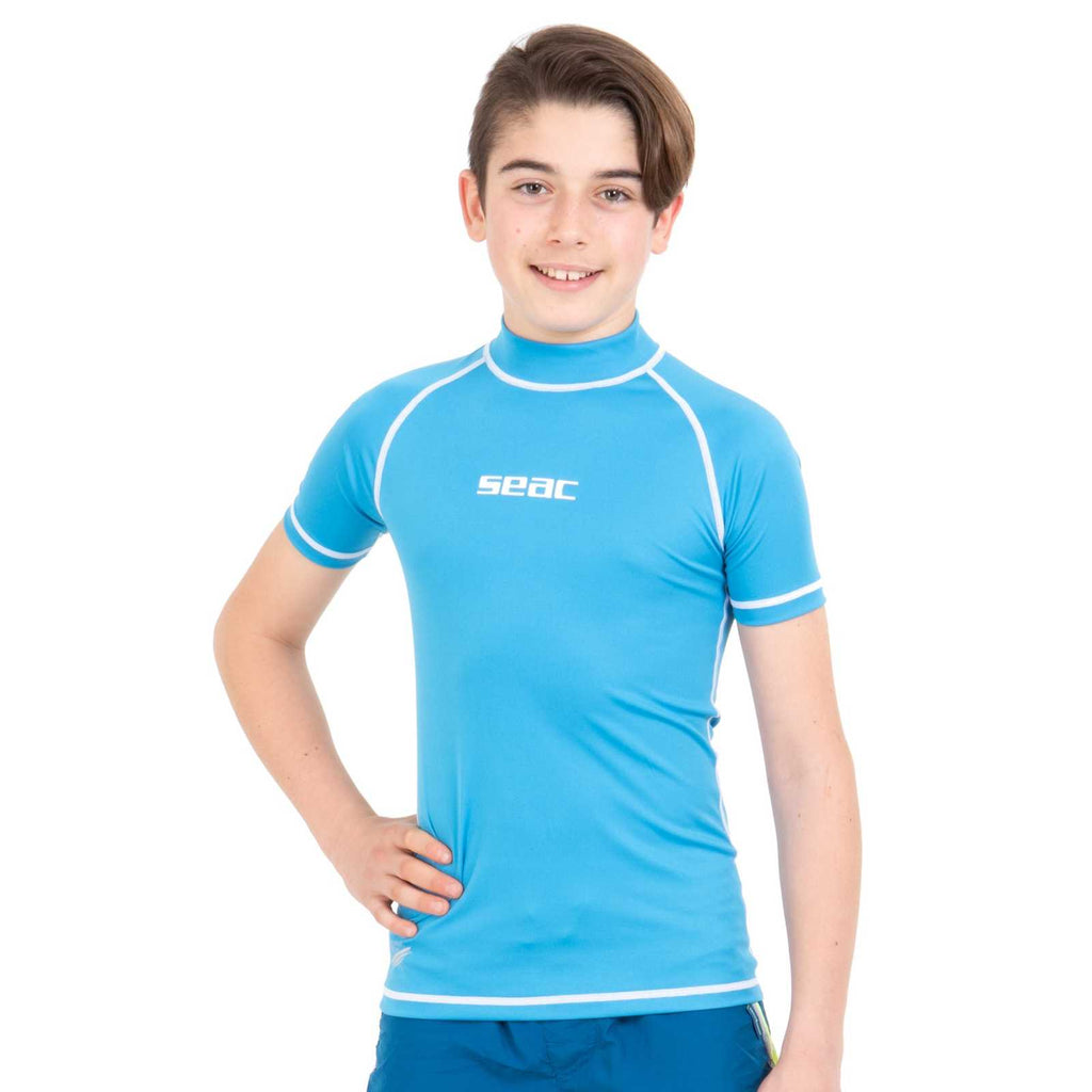 Rash Guard T-Sun Short Kids Boy Light-Blue 3 Years Seac 155-20-3