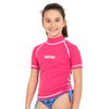 T-shirt Rash Guard T-Sun Court Enfant Fille Rose 9 Ans Seac 155-21-9